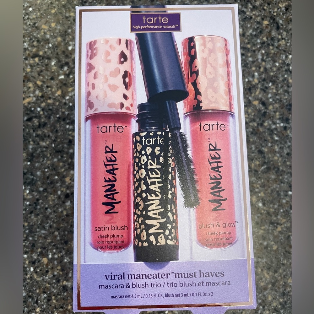 Tarte Maneater Trio - mascara and 2 blush
